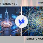 Omnichannel vs multichannel attribution comparison showing unified customer journey versus separate channel tracking for marketing performance analysis.